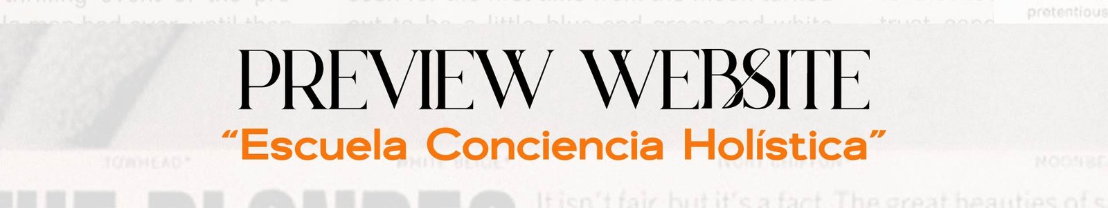 Escuela Conciencia Holística